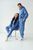 Утеплений спортивний костюм унісекс, колір джинс tevi-7711 фото