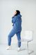 Утепленный спортивный костюм унисекс, цвет джинс tevi-7711 фото 9