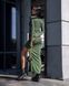 Довга трикотажна сукня з фігурним низом хакі jf-аріель фото 10