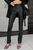 Женские брюки из экокожи, с завышенной талией, черные jf- локсі фото