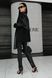 Жіночі штани з екошкіри, із завищеною талією, чорні jf- локсі фото 2