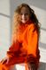 Детский теплый спортивный костюм на флисе унисекс оранжевый tevi-1520 фото 3