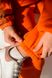 Дитячий теплий спортивний костюм на флісі унісекс помаранчевий tevi-1520 фото 5
