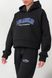 Женский теплый спортивный прогулочный костюм оверсайз на флисе с капюшоном черный jf-каліфорнія фото 2