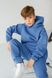 Детский теплый спортивный костюм на флисе унисекс цвет джинс tevi-1520 фото 6