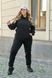 Утепленный спортивный костюм унисекс, черный tevi-7711 фото 2