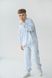 Спортивный детский костюм худи с капюшоном + джогеры оверсайз трехнить демисезонный Серый меланж tevi-1530 фото 6