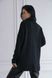 Жіночний теплий подовжений светр туніка розмір 42-56 чорний rm-СВ 0122 фото 11