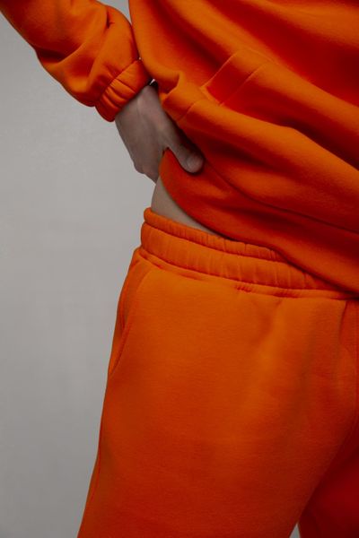 Утепленный спортивный костюм унисекс, оранжевый tevi-7711 фото