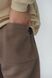 Спортивный детский костюм худи с капюшоном + джогеры оверсайз трехнить демисезонный Беж/Шоколад tevi-1530 фото 8