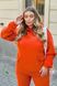 Утеплений спортивний костюм унісекс, помаранчевий tevi-7711 фото 5