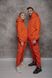 Утепленный спортивный костюм унисекс, оранжевый tevi-7711 фото 2