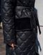 Удлиненное зимнее женское пальто черный jf-вентар фото 7
