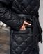 Удлиненное зимнее женское пальто черный jf-вентар фото 2