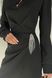 Стильное вечернее платье мини из костюмной ткани черного цвета jf- Дайон фото 3