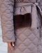 Подовжене зимове жіноче пальто мокко jf-вентар фото 7