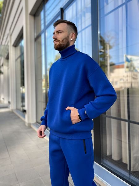 Теплий спортивний костюм "Sahara" Unesex синій, 44-58р tevi-7723 фото