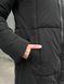Женское зимнее пальто с капюшоном черного цвета MiD-140 фото 12