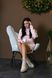 Жіночний теплий подовжений светр туніка розмір 42-56 рожевий rm-СВ 0122 фото 5