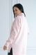 Женский теплый удлиненный свитер туника размер 42-56 розовый rm-СВ 0122 фото 17