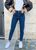 Женские синие джинсы МОМ с высокой талией Турция (р.25-31) suz- d006 фото