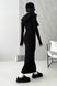 Стильное теплое миди платье с капюшоном ангора черного цвета jf-жозе фото 3