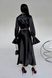 Нарядний жіночий костюм Блуза+Спідниця з атласу черного цвета jf-ліліан фото 7