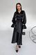 Нарядний жіночий костюм Блуза+Спідниця з атласу черного цвета jf-ліліан фото 1