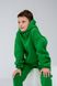 Дитячий теплий спортивний костюм на флісі унісекс зелений tevi-1520 фото 12