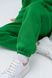 Дитячий теплий спортивний костюм на флісі унісекс зелений tevi-1520 фото 9