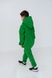 Детский теплый спортивный костюм на флисе унисекс зеленый tevi-1520 фото 13