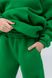 Детский теплый спортивный костюм на флисе унисекс зеленый tevi-1520 фото 8