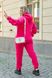 Утепленный спортивный костюм унисекс, цвет малиновый tevi-7711 фото 4
