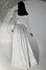 Неперевершена вечірня сукня максі на запах з ніжного шовку армані білий jf- Шик фото 7