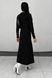 Чорна сукня облягаючого крою з високими розрізами з боків jf- містік фото 2
