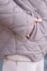 Женская стеганная куртка с мехом на капюшоне мокко jf-ембер фото 8