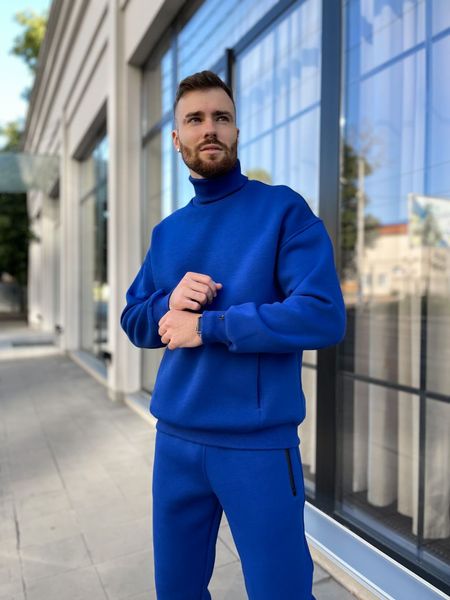 Теплий спортивний костюм "Sahara" Unesex синій, 44-58р tevi-7723 фото