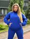 Теплий спортивний костюм "Sahara" Unesex синій, 44-58р tevi-7723 фото 4