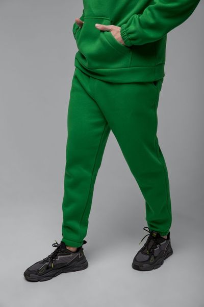 Утеплений спортивний костюм унісекс, зелений tevi-7711 фото