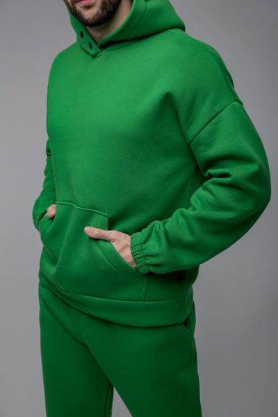 Утепленный спортивный костюм унисекс, зеленый tevi-7711 фото
