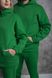 Утеплений спортивний костюм унісекс, зелений tevi-7711 фото 2