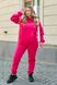 Утепленный спортивный костюм унисекс, цвет малиновый tevi-7711 фото 1